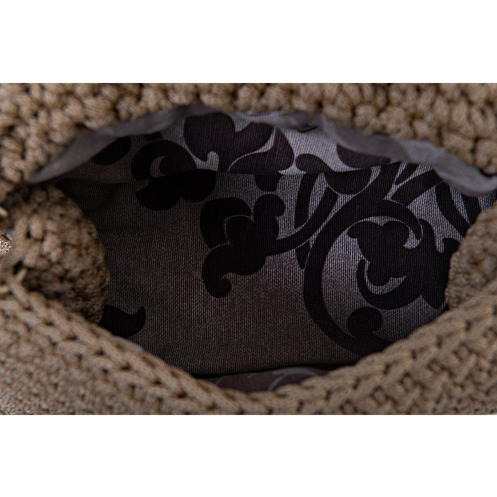 BEIGE BUBBLE TORTOISE CHAIN