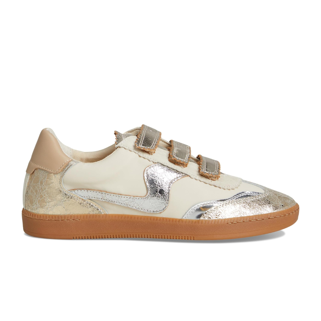 NOTICE VELCRO SNEAKER SILVER GOLD