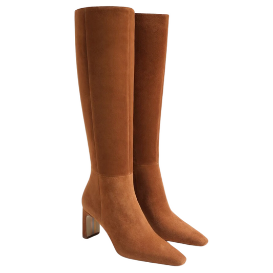SYLVIA KNEE HIGH HEEL BOOT FRONTIER SUEDE