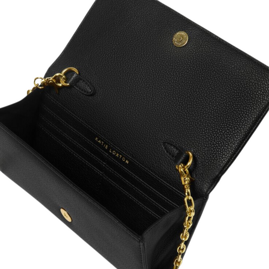 RUBI CHAIN CROSSBODY BLACK