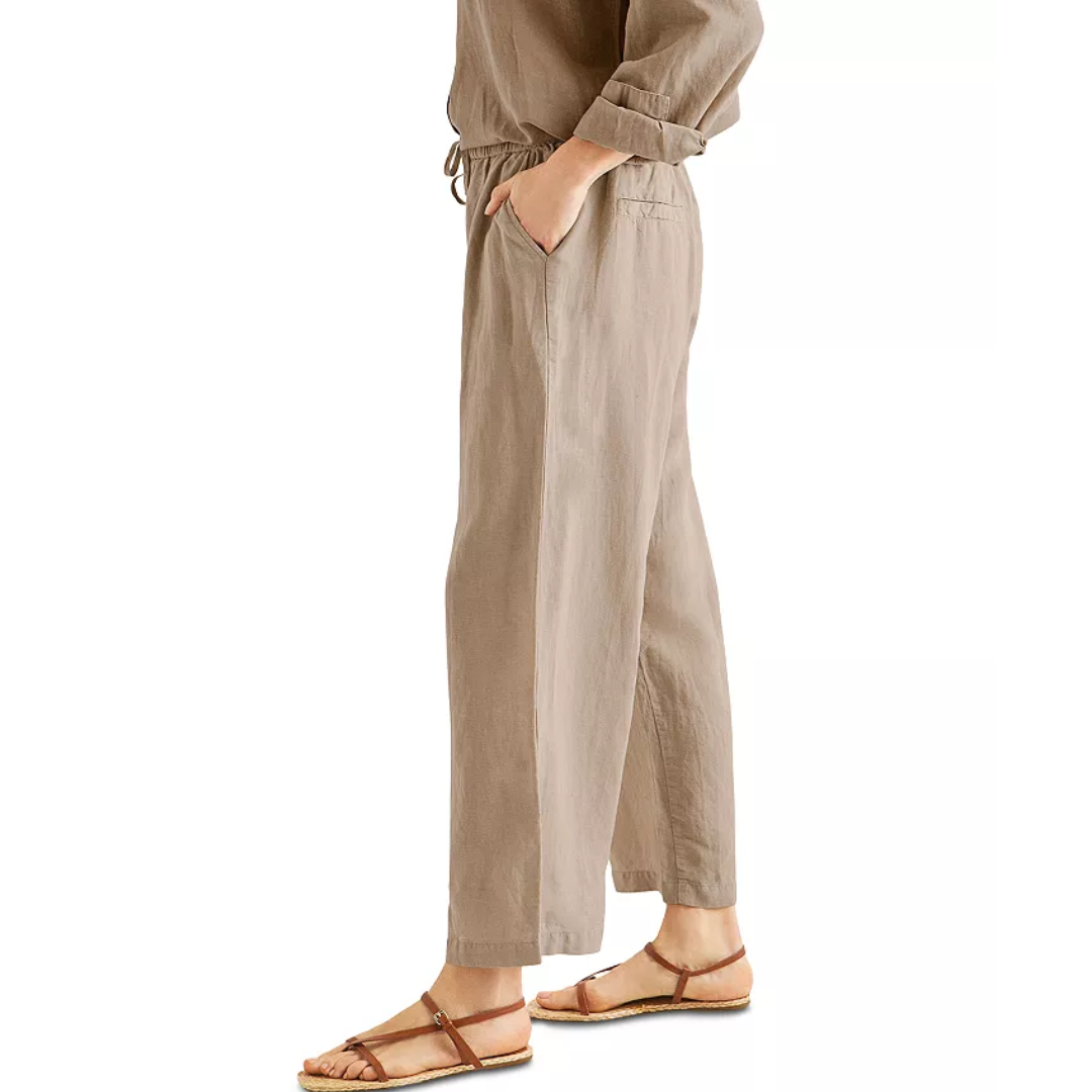 DAWSON LINEN PANT RATTAN