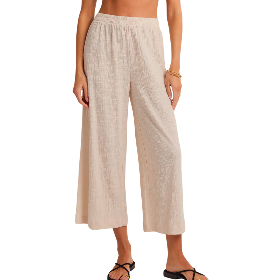 SCOUT TEXTURED SLUB PANT WHISPER WHITE