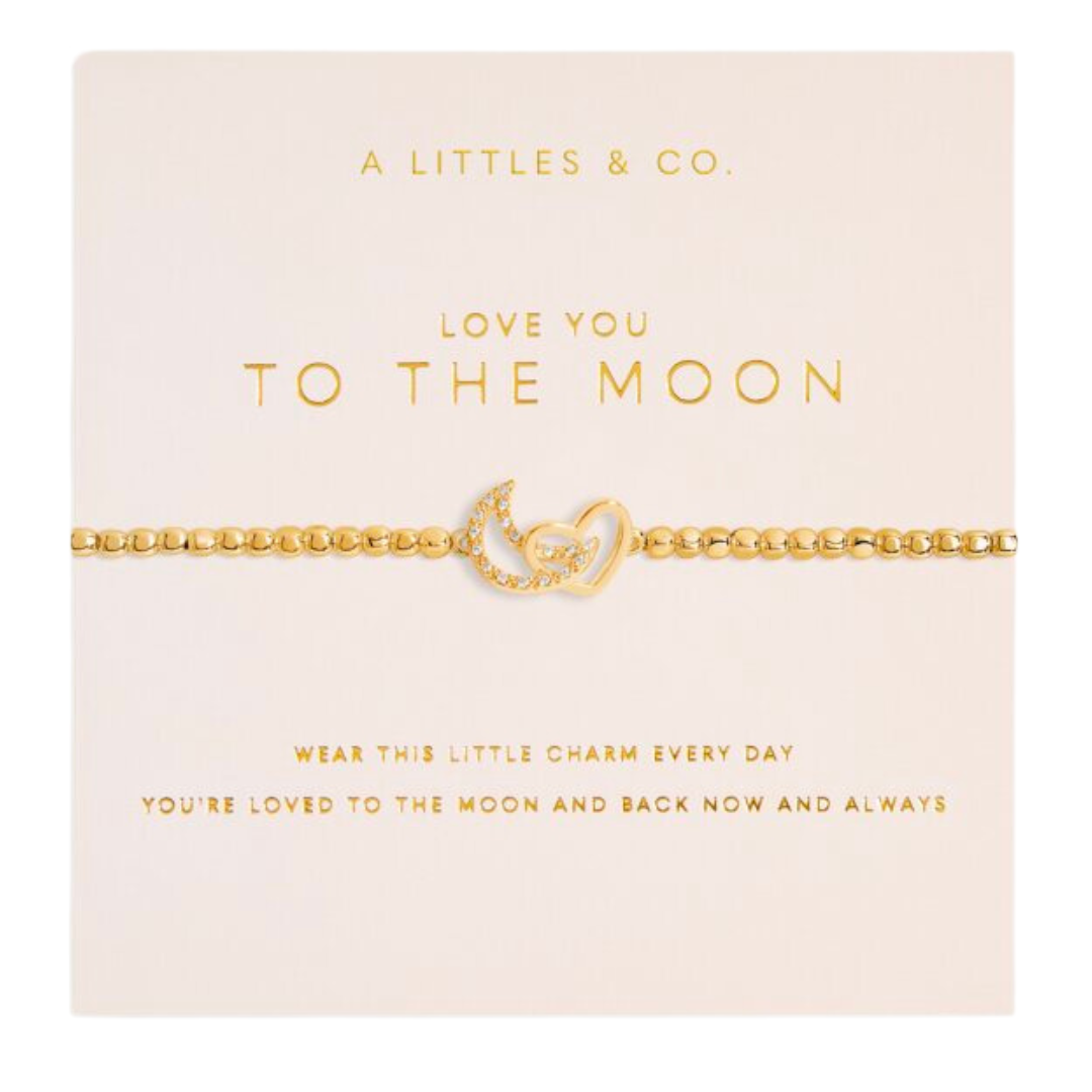 LOVE YOU TO THE MOON BRACELET