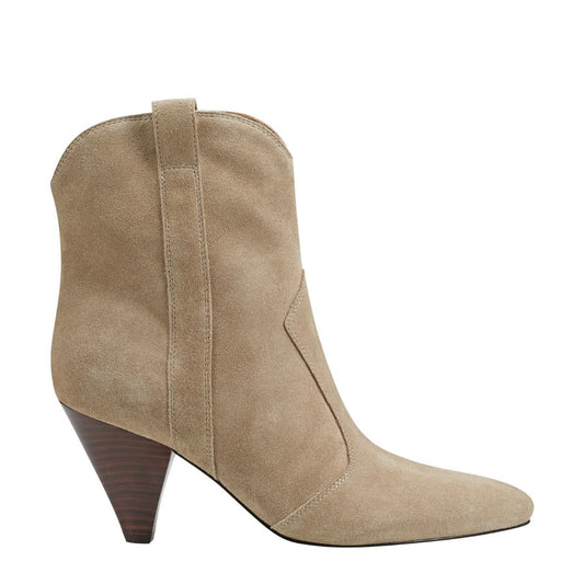 CARISSA HEEL WESTERN BOOT NATURAL