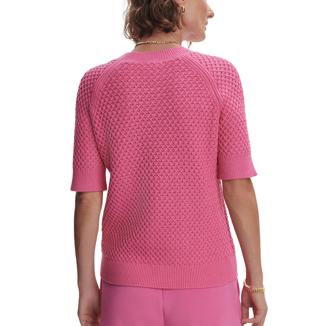 LUCY KNIT TOP IBIS ROSE