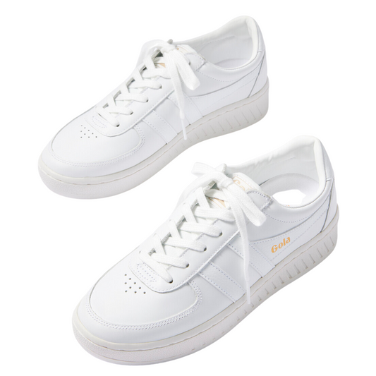 GRANDSLAM LEATHER SNEAKER WHITE