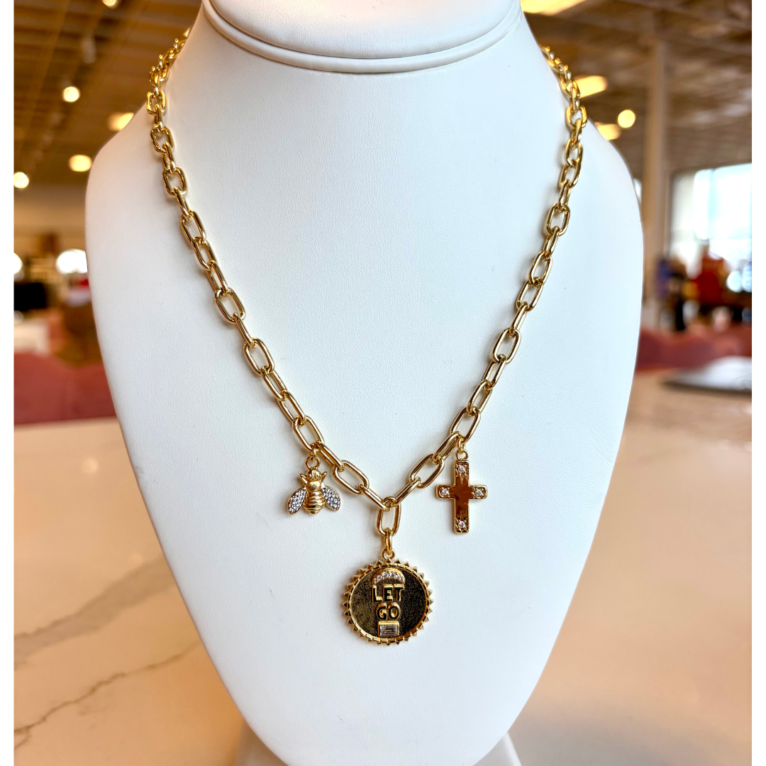 18" HERITAGE LET GO, BEE, CROSS