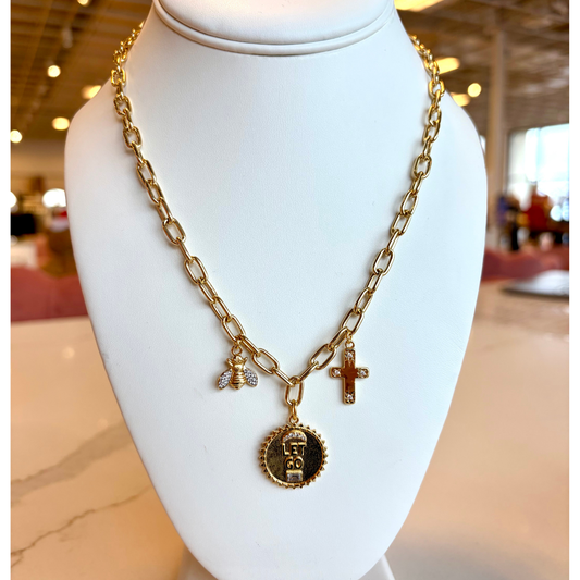 18" HERITAGE LET GO, BEE, CROSS