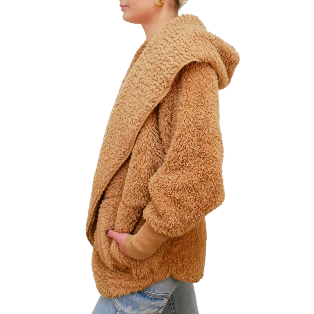 CAFE LATTE SHERPA WRAP