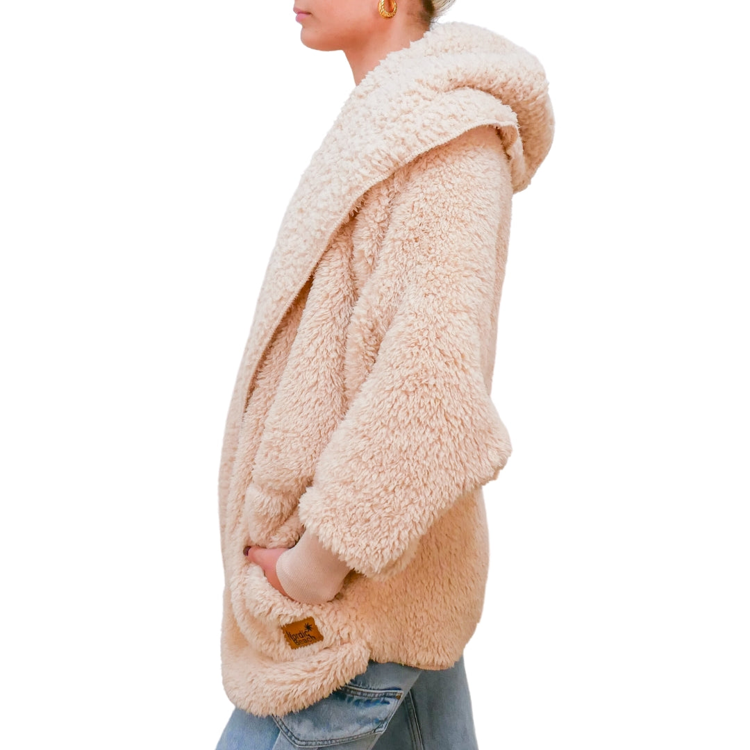 FLUFFY FRAPPE SHERPA WRAP