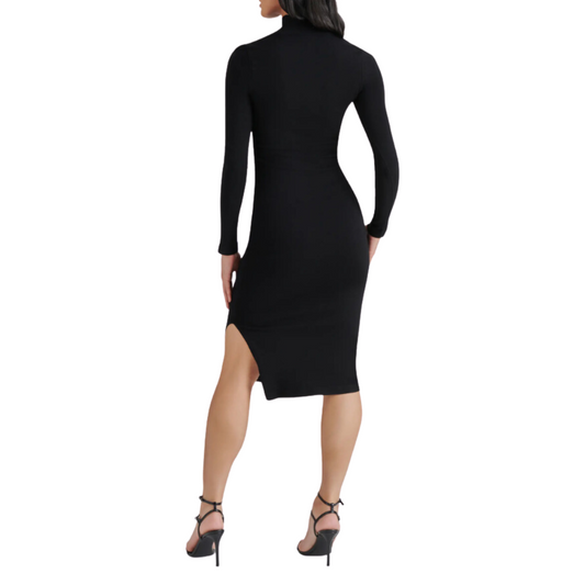 MAJA SWEATER DRESS BLACK