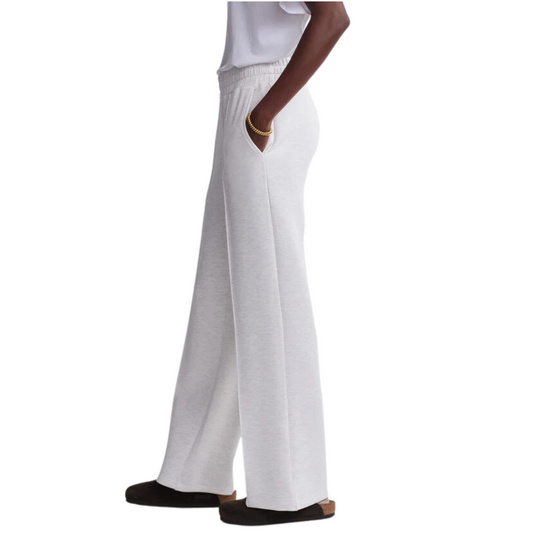 WIDE LEG PANT 30" IVORY MARL