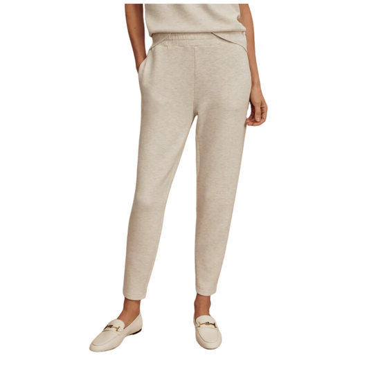 SLIM PANT 25" IVORY MARL