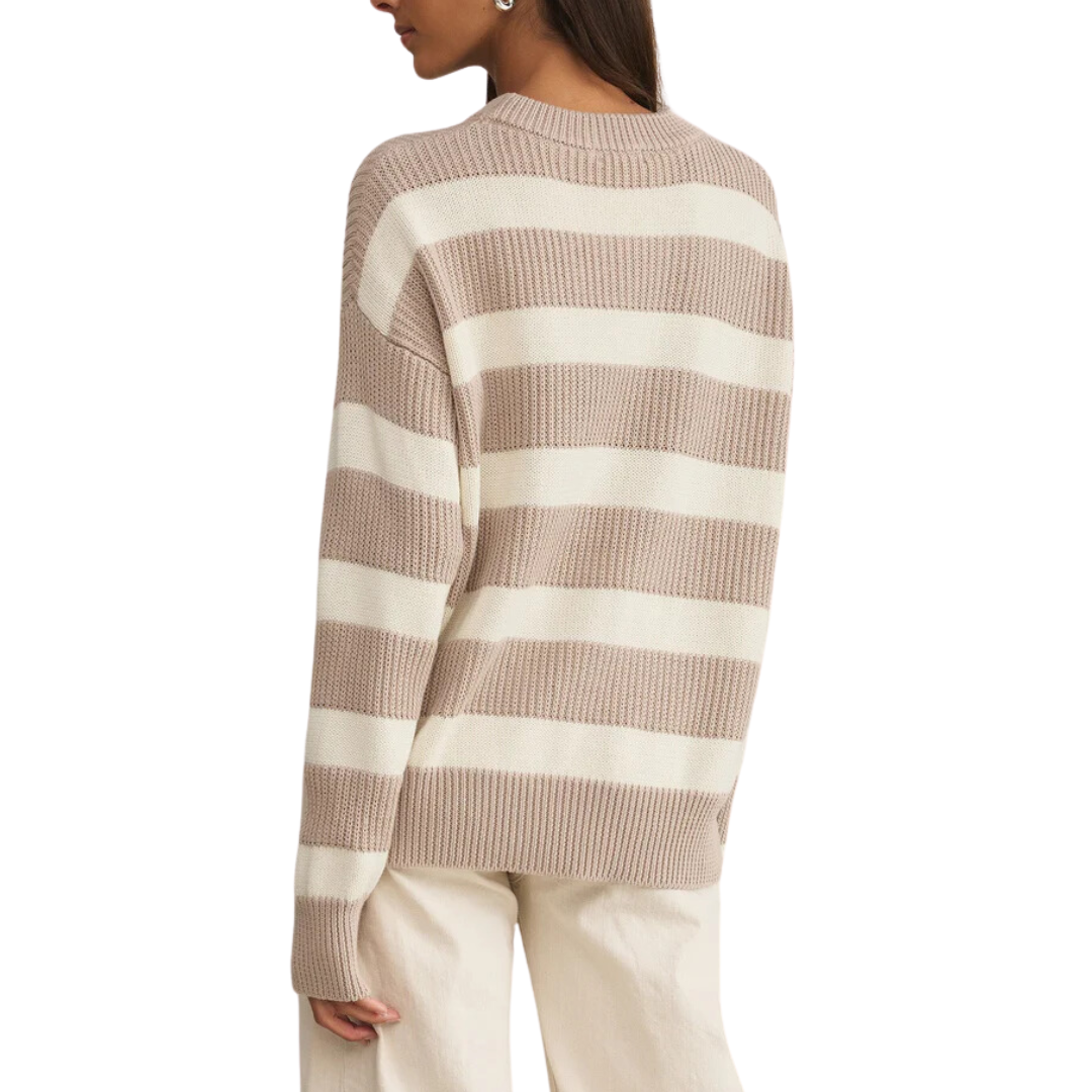 BOYFRIEND SAILOR SWEATER PARCHMENT