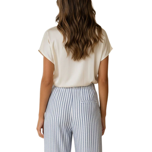 DROP SHOULDER BLOUSE WINTER WHITE