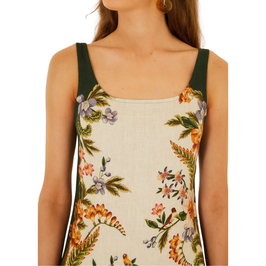 NATURE SAND MINI DRESS