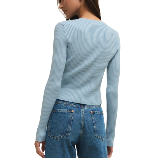 PATRICE RIB CARDIGAN COAST