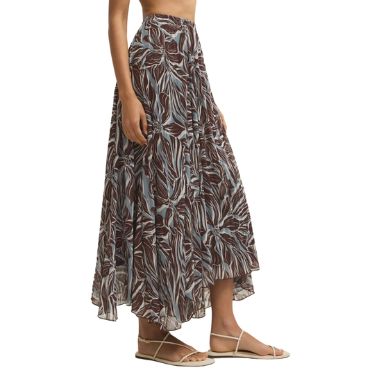 VITORIA ZINN FLORAL MAXI SKIRT