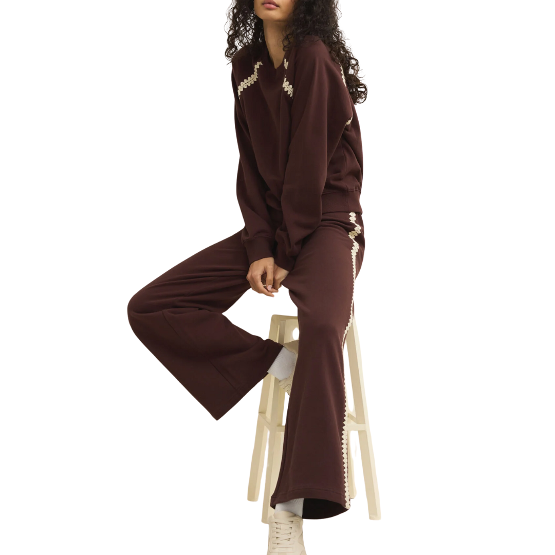 TAKE ALL SWEATPANT CHOCOLATE CHERRY