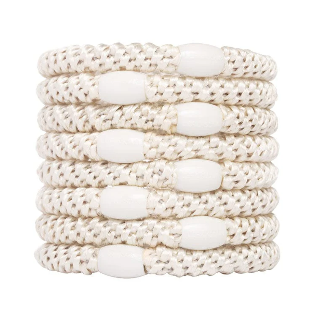 GRAB & GO PONYTAIL HOLDERS IVORY