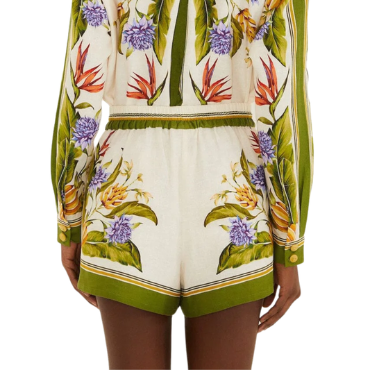 TROPICAL SCARF SAND SHORT