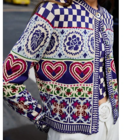 RAINBOW AINIKA KNIT CARDIGAN