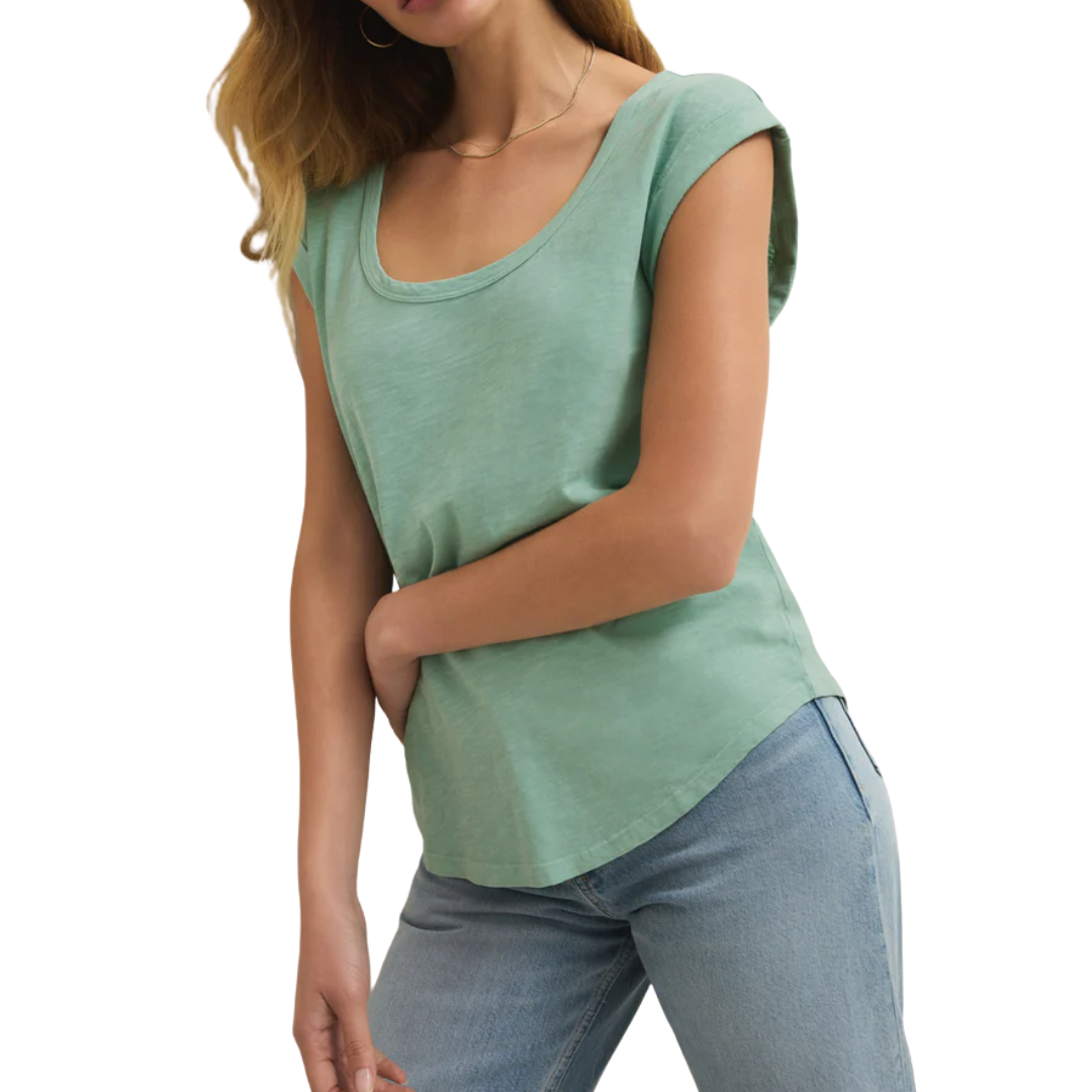 PER DIEM TEE CRYSTAL GREEN