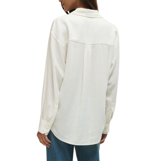ALFIE BUTTON UP SHIRT WHITE