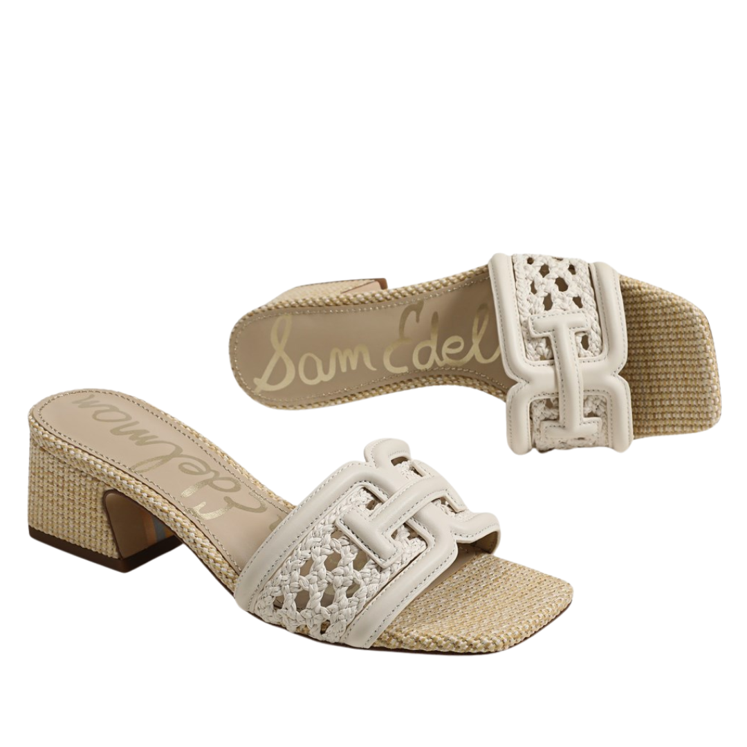 WAYLON WEAVE SANDAL IVORY