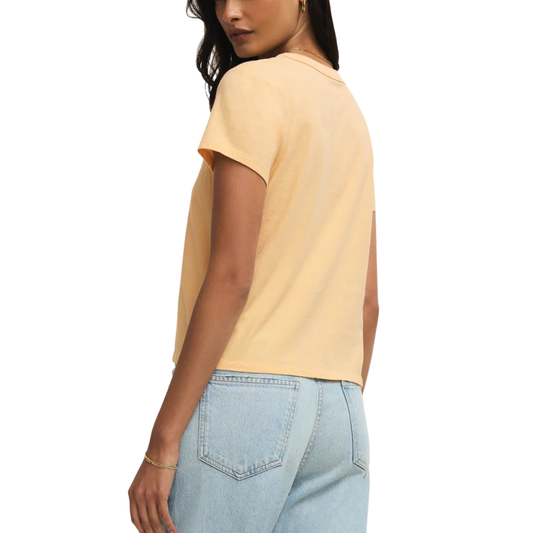 JUNIE TEE SHIRT CUSTARD