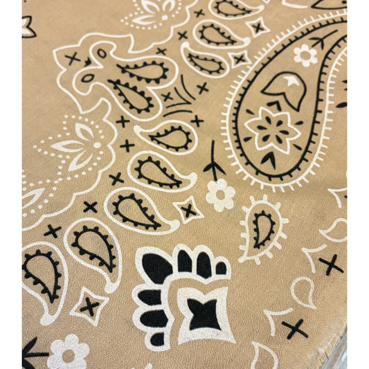 VERA BANDANA SCARF CAMEL