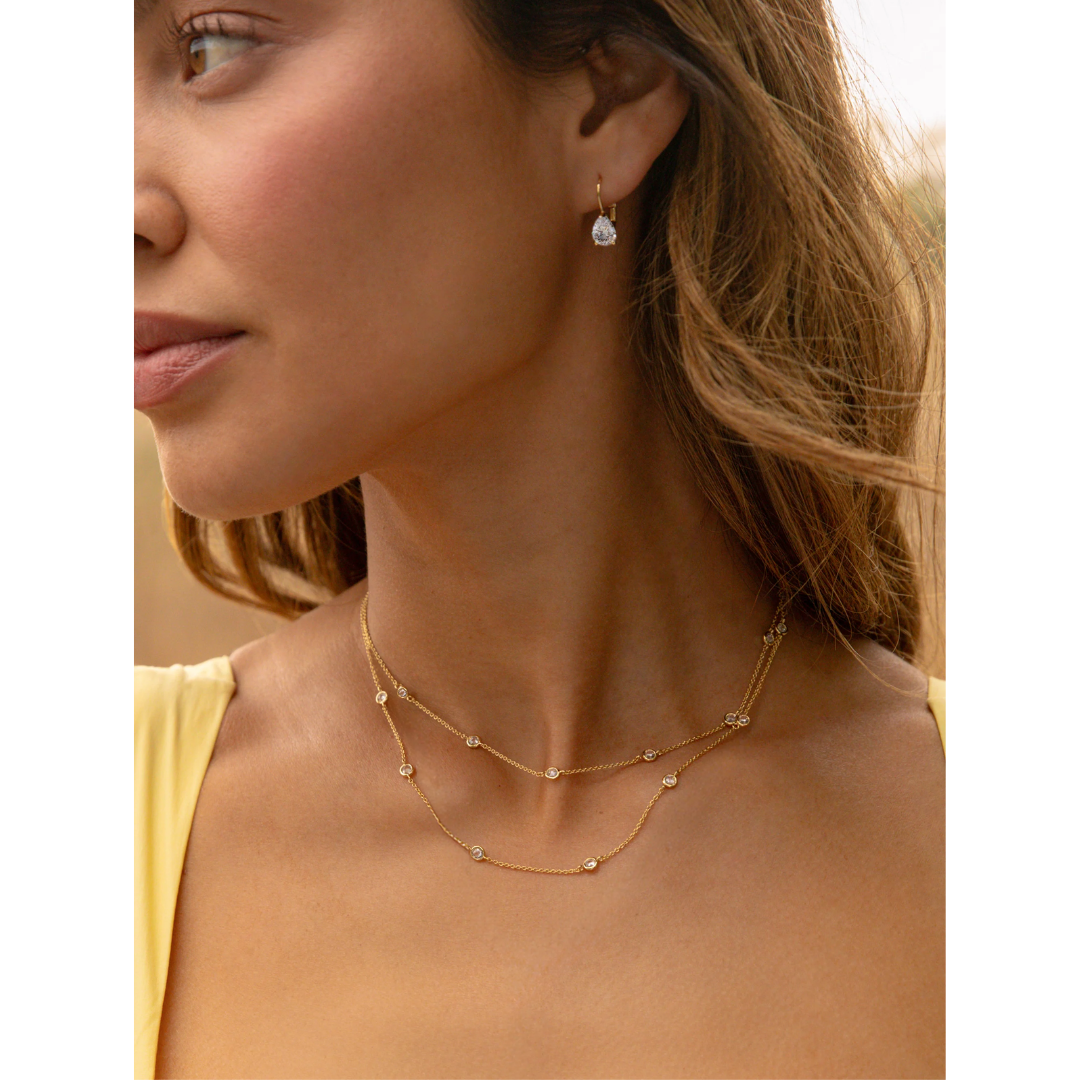 DOUBLE STRAND NECKLACE GOLD