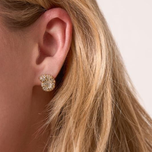 OCEAN STUD EARRING