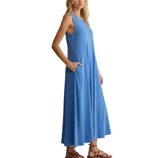 WATERS EDGE MIDI DRESS MARINA