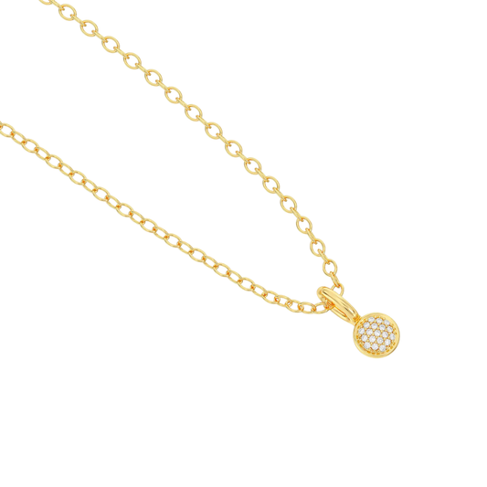 SMALL CIRCLE PENDANT NECKLACE