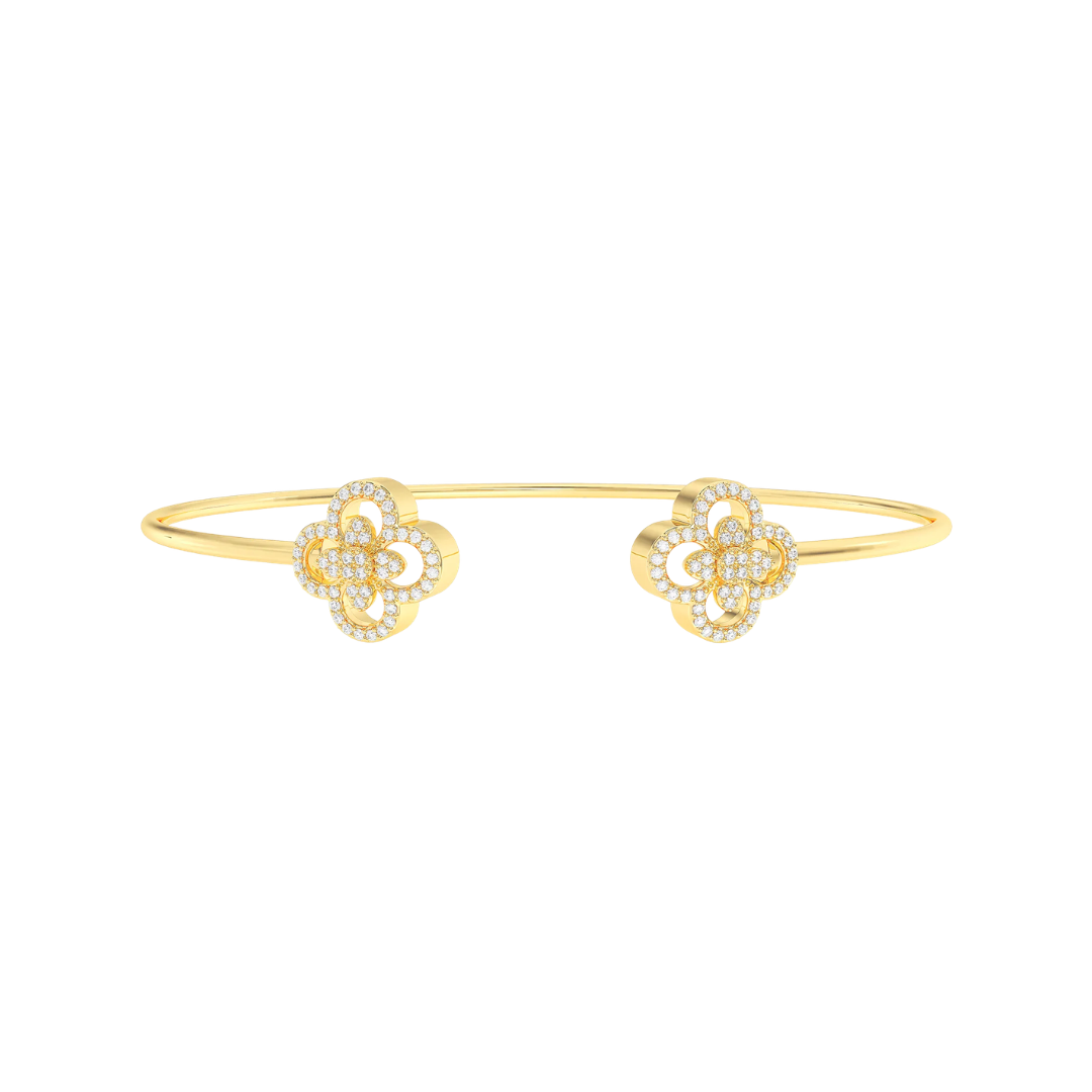 WILDFLOWER FLEXI CUFF BRACELET