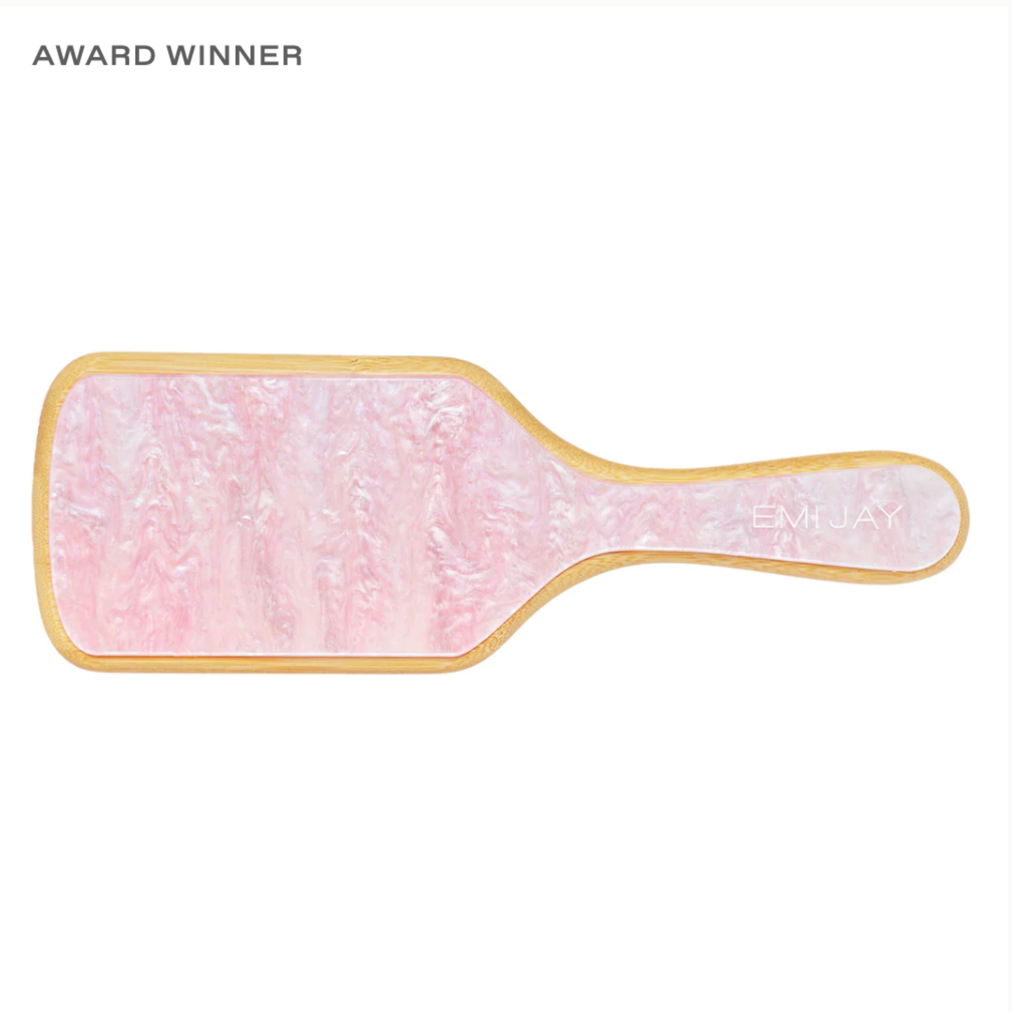 BAMBOO PADDLE BRUSH PINK SUGAR