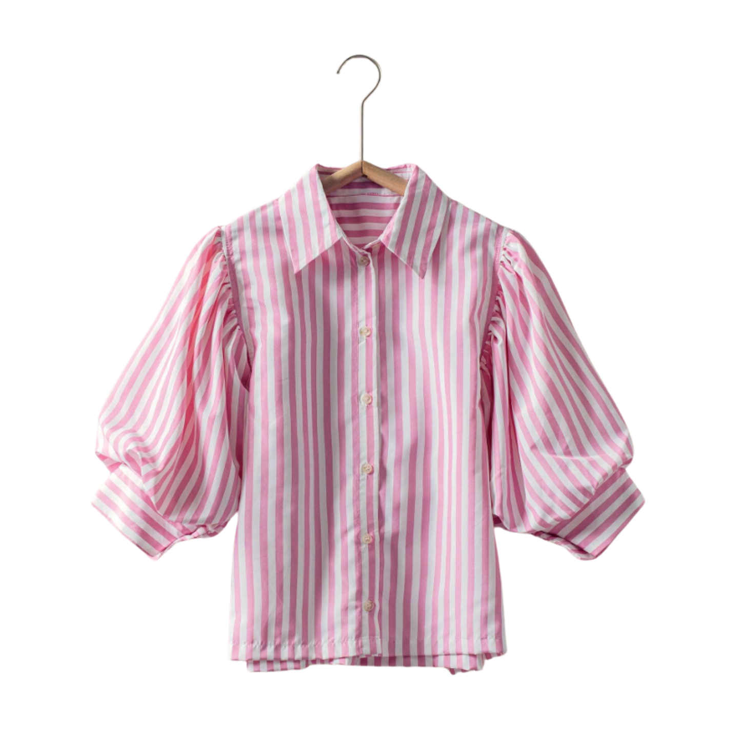 WESTERN BOHO DROP WAIST BLOUSE PINK