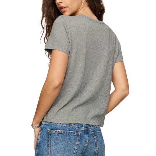 JUNIE TEE CLASSIC HEATHER GREY