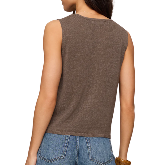 SYD SWEATER VEST PEBBLE COAST