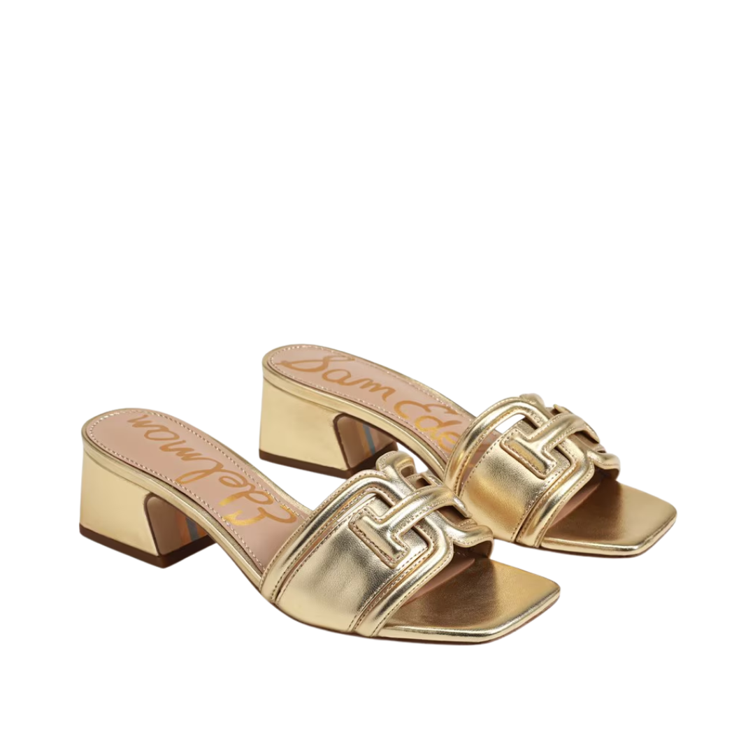 WAYLON HEEL SANDAL AMBER