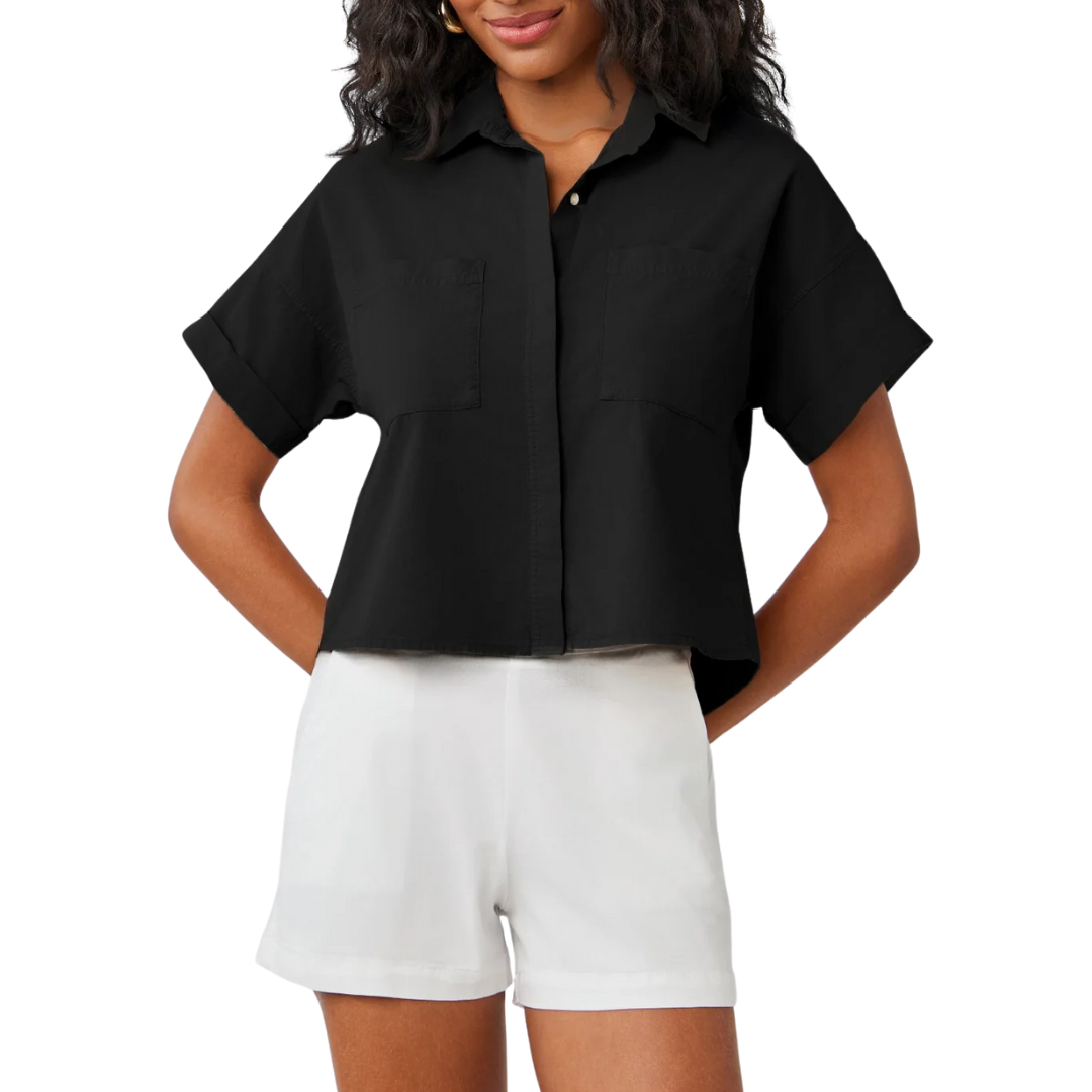 TWO POCKET SHIRT BLACK