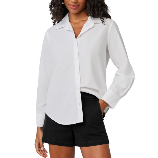 CLEAN WIDE COLLAR SHIRT WHITE