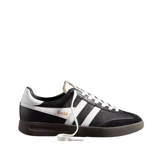 GOLA CYCLONE LEATHER SNEAKER BLACK/WHITE