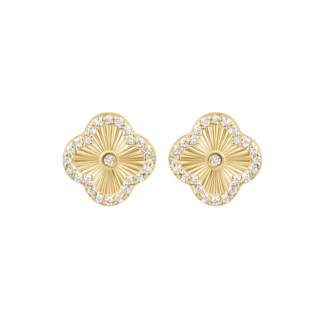 ICON STUD EARRING GOLD