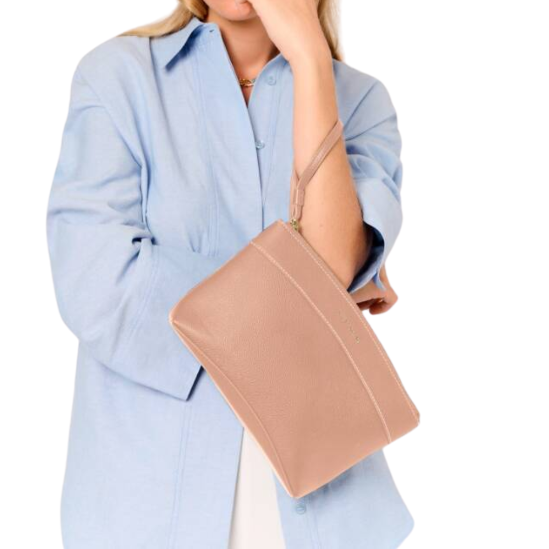 WRISTLET CLUTCH PEONY