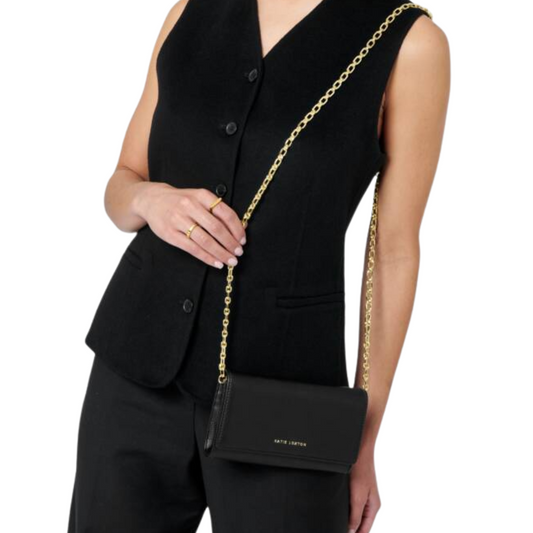 RUBY CHAIN CROSSBODY BLACK