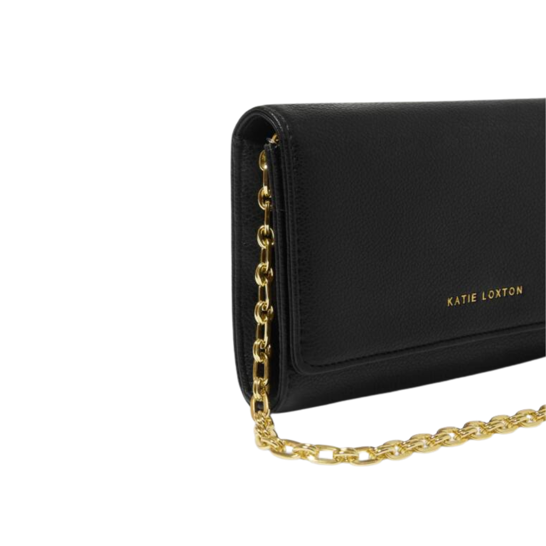 RUBY CHAIN CROSSBODY BLACK