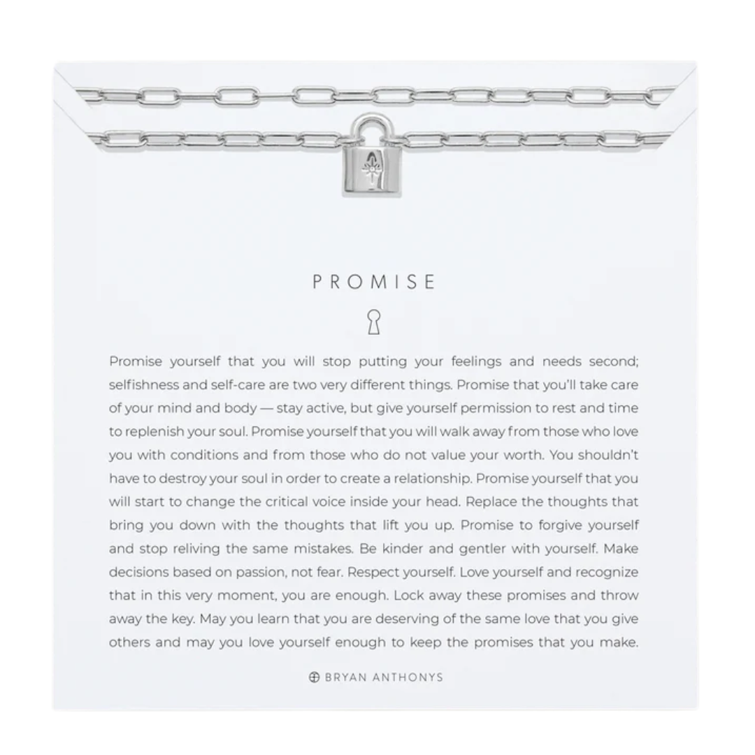 PROMISE STATEMENT NECKLACE SILVER