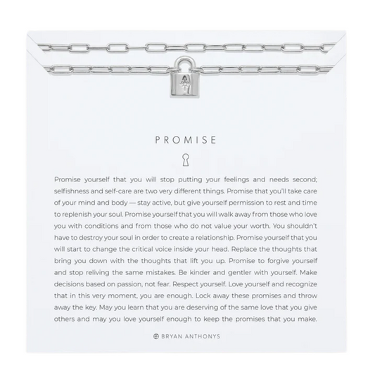 PROMISE STATEMENT NECKLACE SILVER
